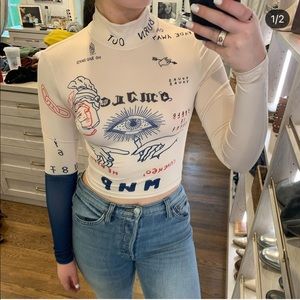 Really cool long sleeve top from distorted angels
